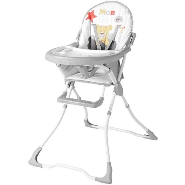 Group of 3 Living Basics grey baby high chairs (store returns)