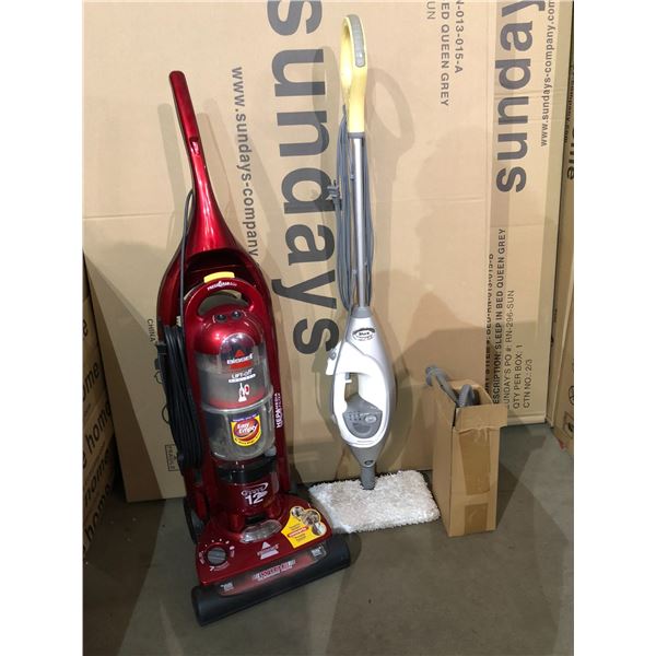 Bissel Carpet cleaner and shark floor polisher