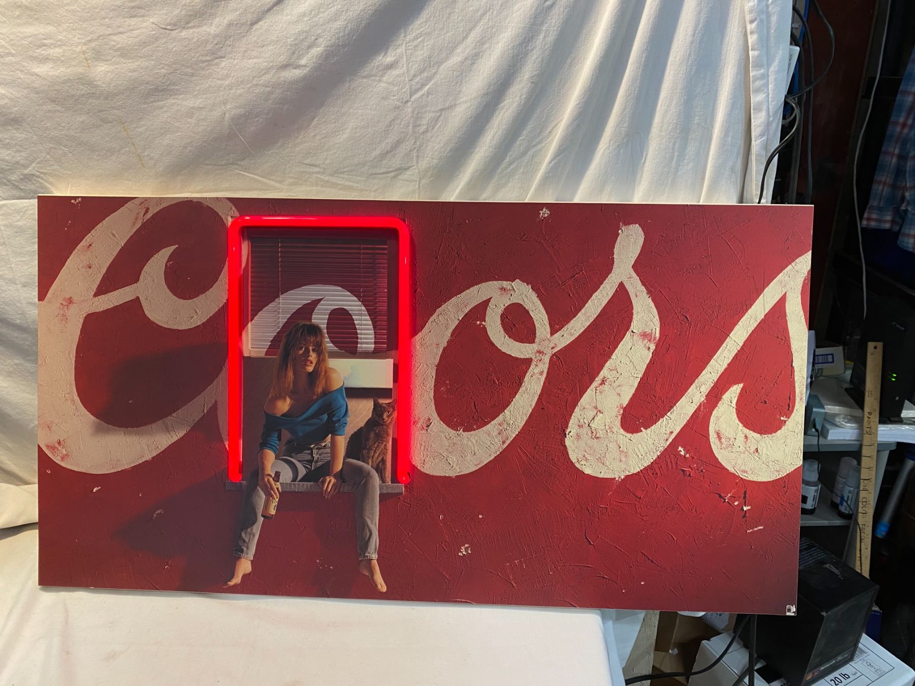 Coors light up sign