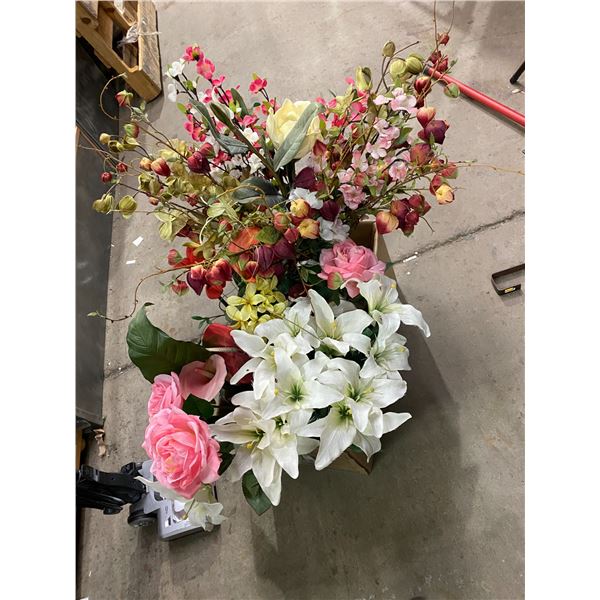 Assorted flower in vases