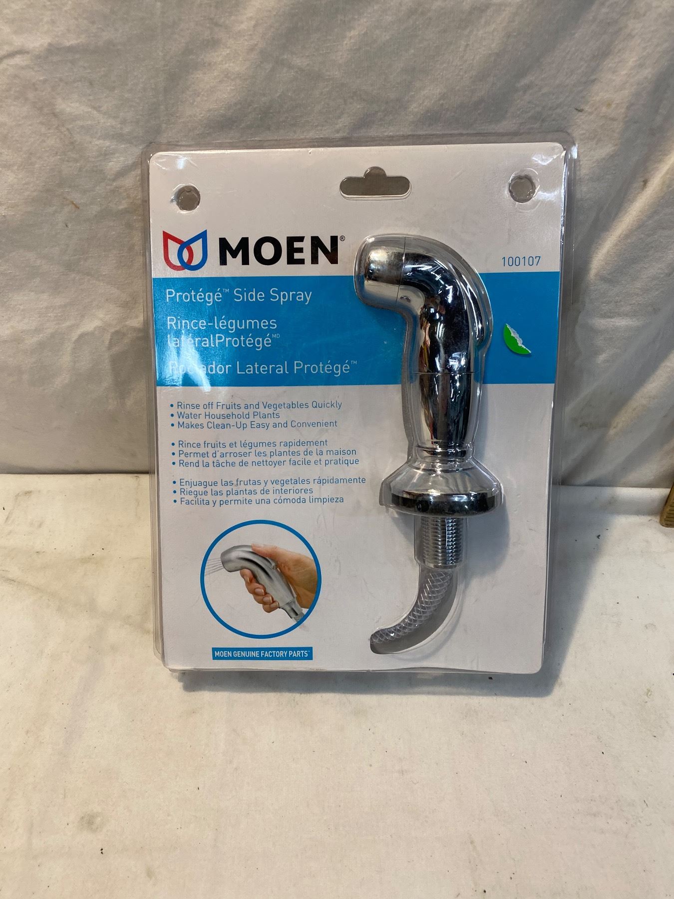 Moen side sprayer