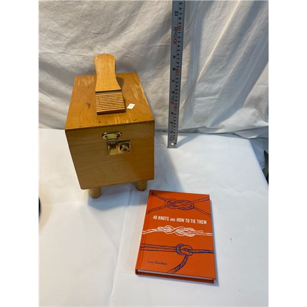 40 knots book and shoe shine box