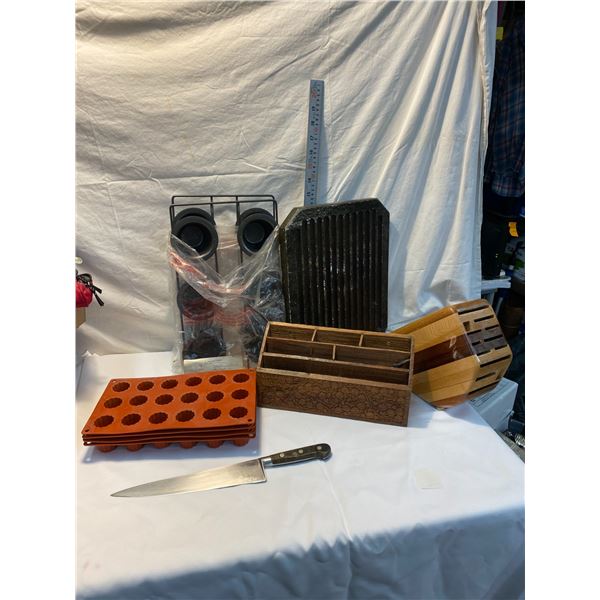 Kitchen items , R.H. Forschner Co. Switzerland knife etc
