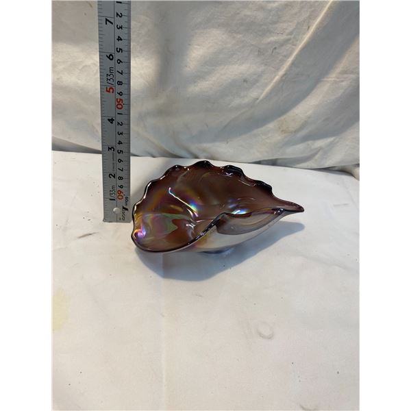 Glass decor dish