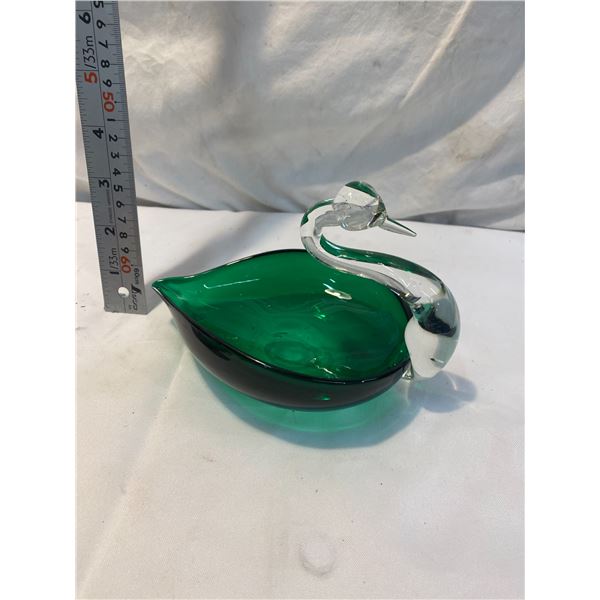 MCM glass swan