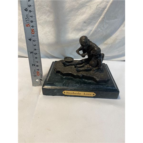 Brotherly Love LIFE outreach international bronze sculpture
