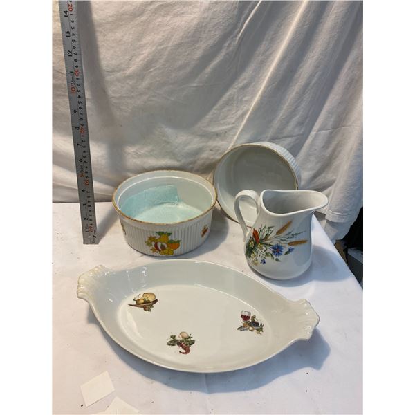 Baking dishes etc