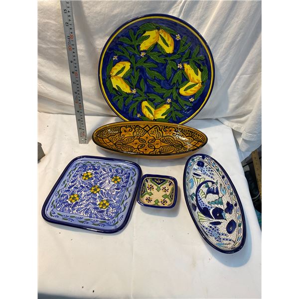 Lot of platters