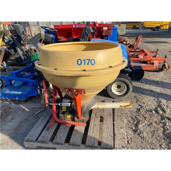 Fertilizer spreader pto driven requires repairs