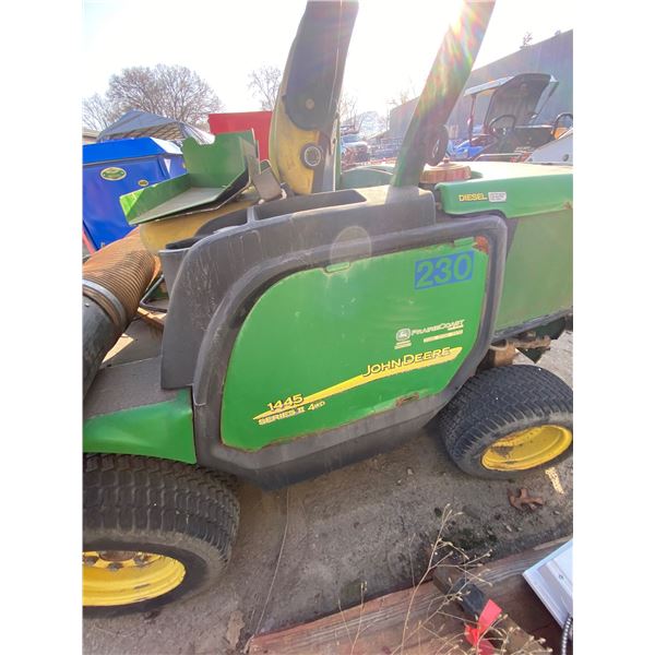 John Deere mower 1445 4wd diesel without mower deck some engine repairs required