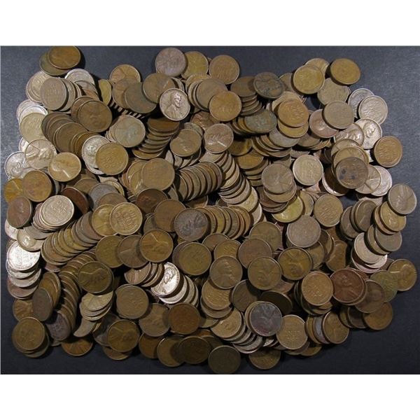 500  WHEAT CENTS S MINT