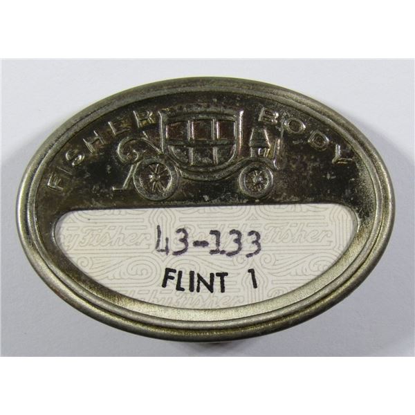 VINTAGE FISHER BODY EMPLOYEE BADGE