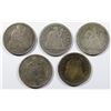 Image 1 : (5) SEATED DIMES - GREAT MIX