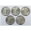 Image 2 : (5) 1945 MERCURY DIMES AU/BU