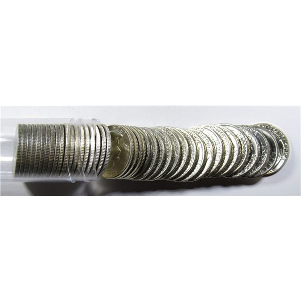 1964-D BU WASHINGTON QTR ROLL