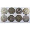 Image 2 : 8 BARBER HALF DOLLARS CIRCS
