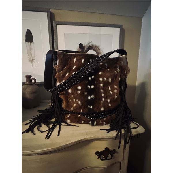 Handmade Axis Deer Purse