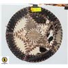 Image 1 : ANIMAL HIDE DECOR 15" DIAMETER