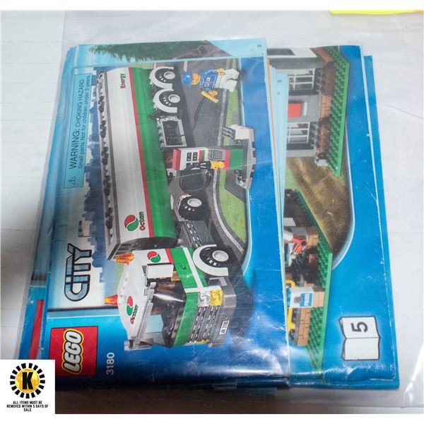 LEGO CITY MANUALS 4440(1,3,4,5),4437,3180