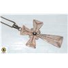 Image 1 : 925 SILVER FILIGREE LARGE CROSS WITH 925 SILVER