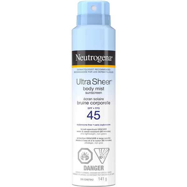 NEW SET OF 2 NEUTROGENA 141G BOTTLES OF SUNSCREEN