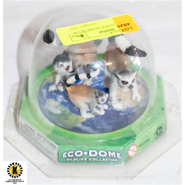 ECO DOME LEMUR FIGURE SET IN BOX