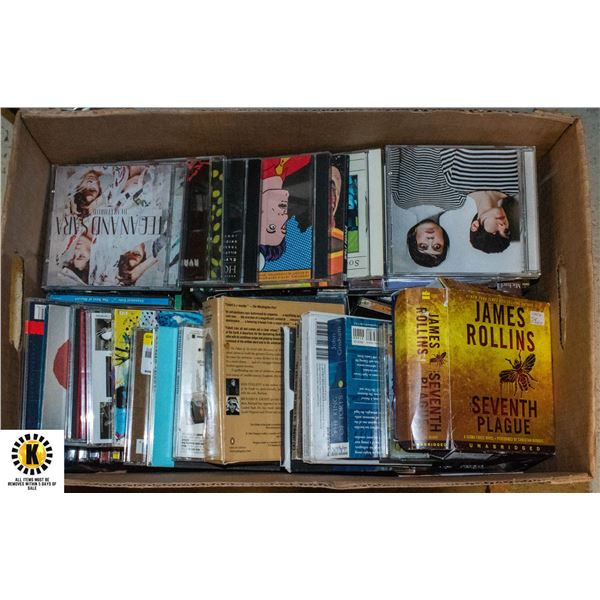 OVER 100 USED CDS AND AUDIO BOOKS