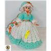 Image 1 : VINTAGE DOLL WITH HAND KNITTED CLOTHING