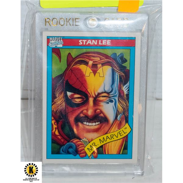 STAN LEE ROOKIE CARD 1990 MARVEL #161