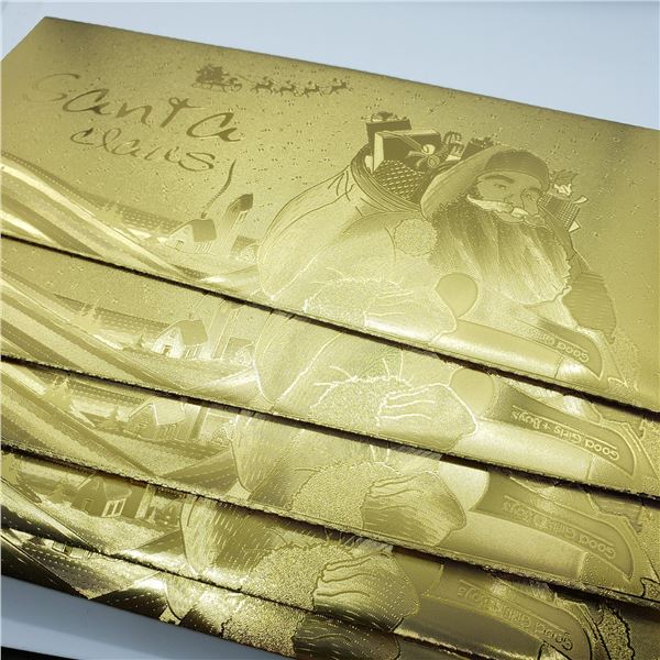 BZ0160-83 CHRISTMAS GOLD FOIL ENVELOP