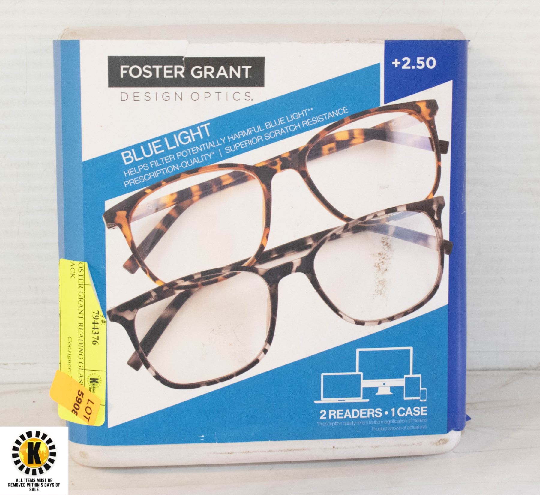 FOSTER GRANT READING GLASSES 2 PACK Foster grant reading glasses 2 pack