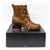 Image 1 : NEW SOREL WOMENS SIZE 9 CATE LACE VELVET TAN BOOTS