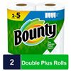 Image 1 : NEW PACK OF 2 BOUNTY DOUBLE PLUS ROLLS 123 2PLY