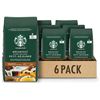 Image 1 : NEW STARBUCKS CASE OF 6 X 340G BAGS GROUND COFFEE