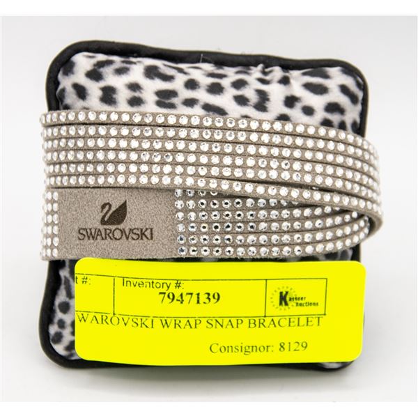 SWAROVSKI WRAP SNAP BRACELET