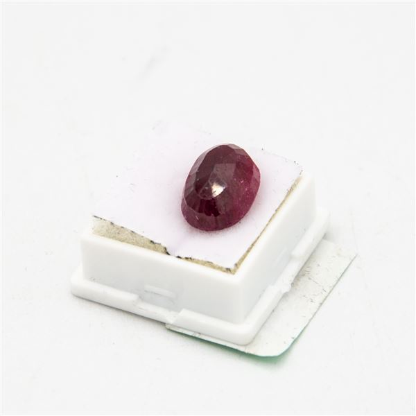OVAL SHAPED RUBY 9.9 CARAT