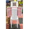 Image 1 : ESTATE WHITE JEWELRY CABINET APPROX 2FT