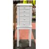 Image 2 : ESTATE WHITE JEWELRY CABINET APPROX 2FT