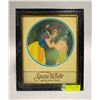 Image 1 : SNOW WHITE KISSING DOPIE FRAMED 9.5" X 12"