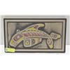 Image 1 : KILLER WHALE HAND ETCHED ALUMINUM FROM BC