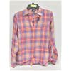Image 1 : NEW CHAPS WOMENS MODERN SMALL FLANNEL SHIRT W/