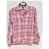 Image 1 : NEW CHAPS WOMENS MODERN MEDIUM FLANEL SHIRT W/