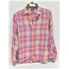 Image 1 : NEW CHAPS MODREN WOMENS XL FLANNEL SHIRT W/