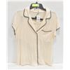 Image 1 : NEW EBERJEY WOMENS SMALL TAN PJ SET