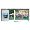 Image 1 : 3 -16X20 1955, 56, 57 CHEVY FRAMED PICTURES