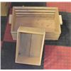 Image 1 : SET OF 2 WOOD STORAGE BOXES