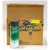 Image 1 : 12 CANS OF SPRAY PAINT- SMOKE GRAY