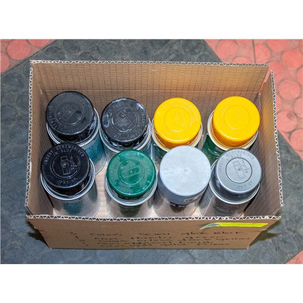 MIXED LOT OF SPRAY PAINTS