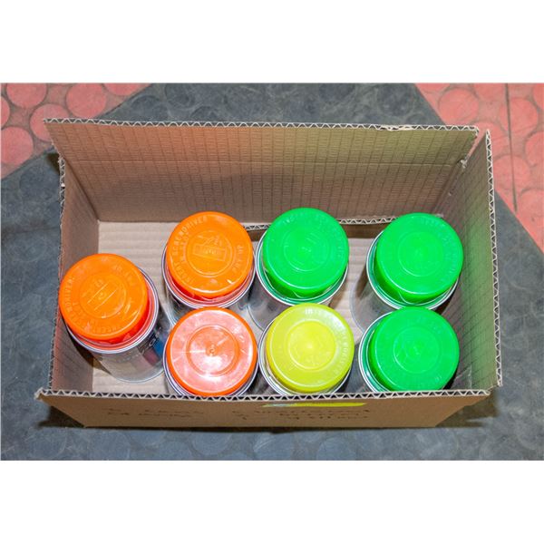 MIXED LOT OF SPRAY PAINTS