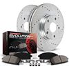 Image 1 : NEW POWERSTOP K2369 BRAKE PAD AND ROTOR KIT